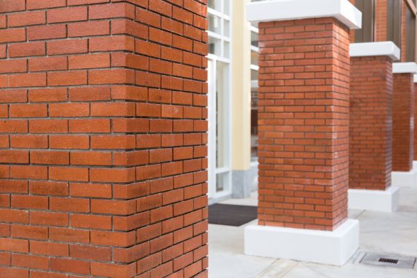 Brick Column Installation in Lansdale