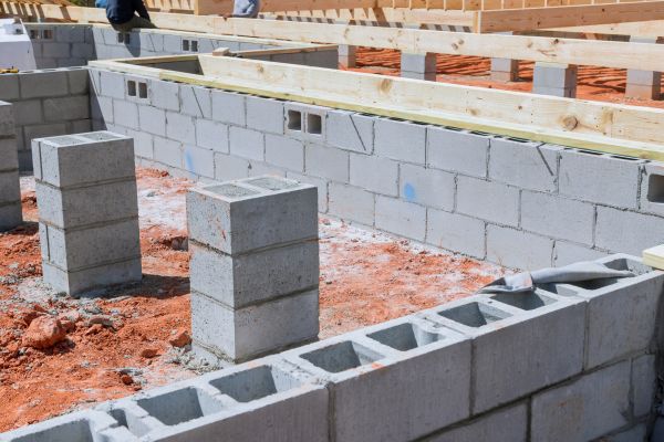 Cement Block Installation in Lansdale