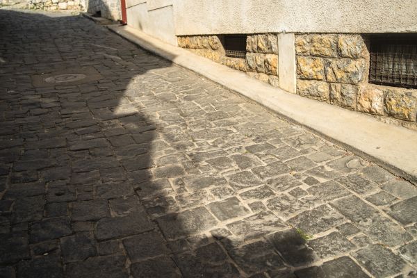 Stone Sidewalk Repair in Lansdale