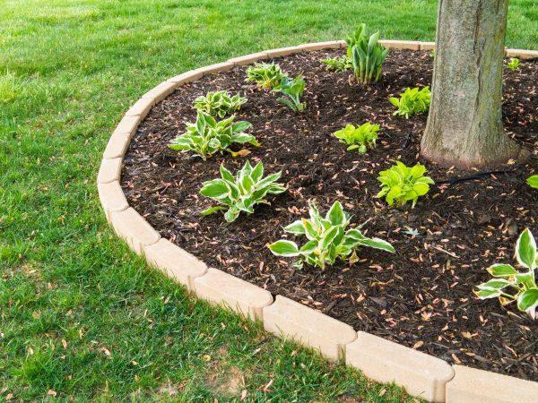 Stone Border Installation in Lansdale