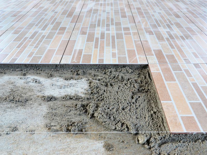 Brick Flooring Installation