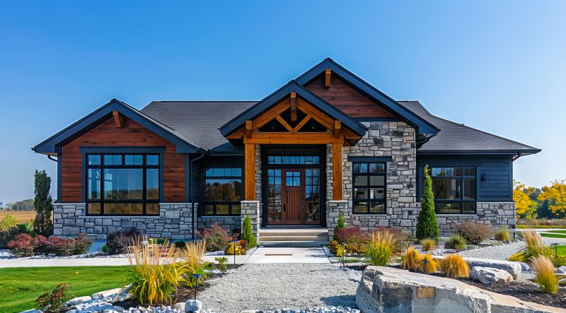 River Rock Siding Installation